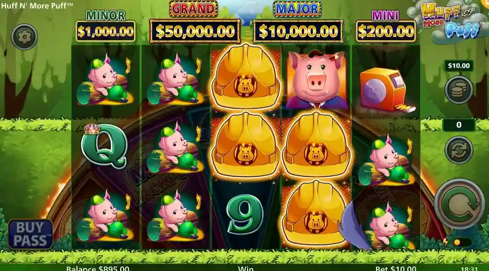 Bonuses for Huff N' More Puff Players