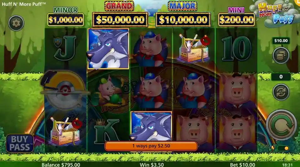 Pros and Cons of Huff N' More Puff Slot